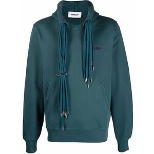 AMBUSH Multicord Hooded Sweatshirt Atlantic Deep Blue Mens Medium